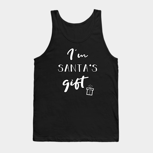 I'm Santas Gift | pregnancy announcement Tank Top by Die Designwerkstatt